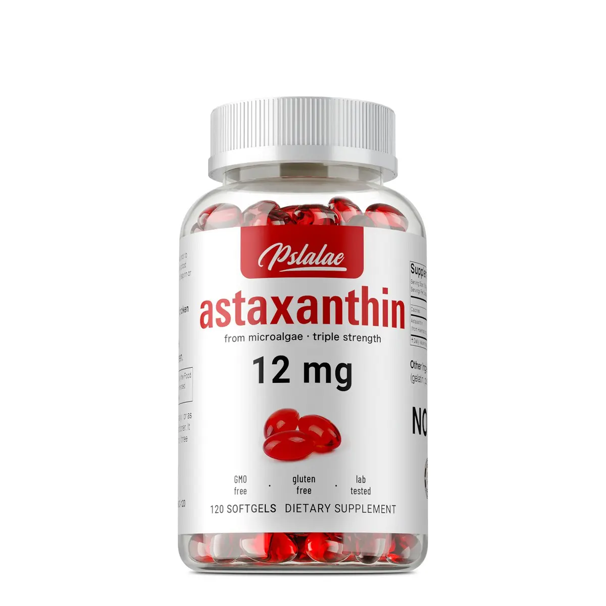 Pslalae Astaxanthin Triple Strength 12 Mg